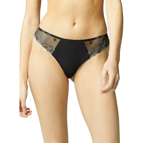 Amazon.com: Wacoal Women's Midnight Soiree Tanga Panty, Caviar
